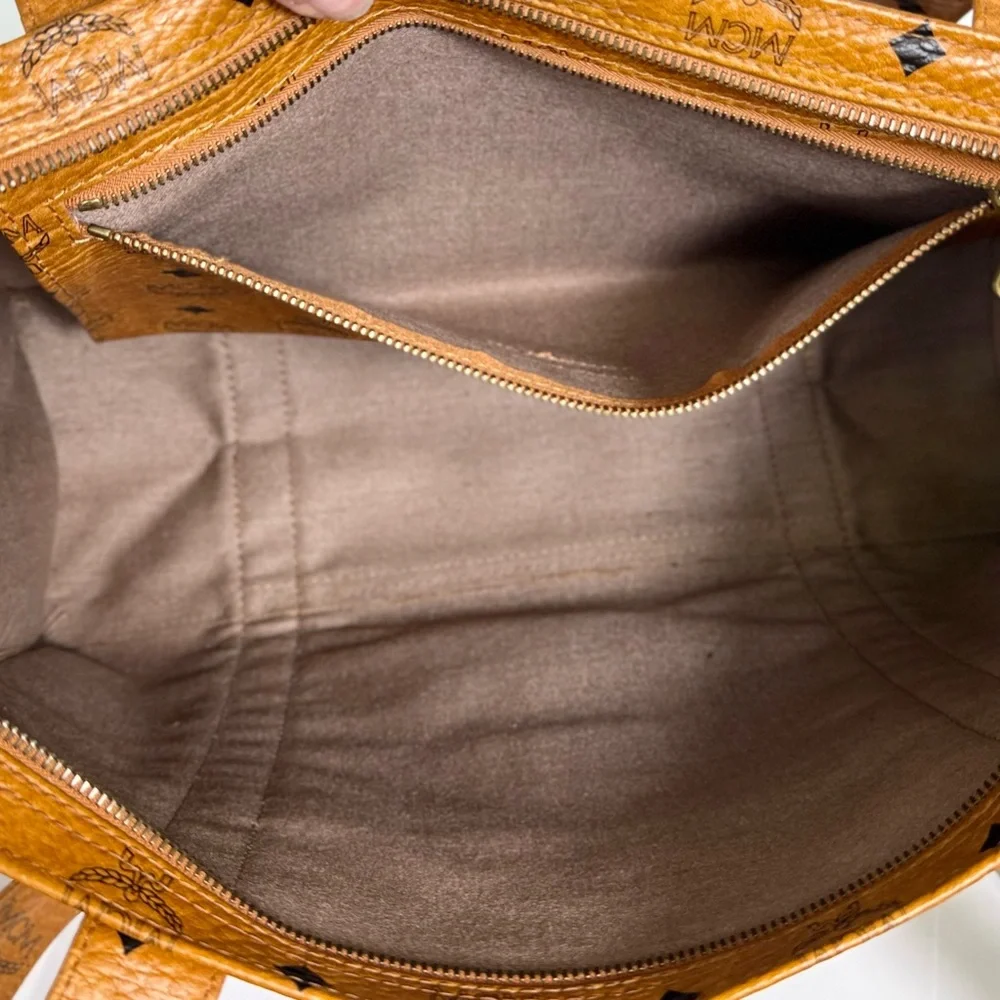 Vintage MCM Viestos Heritage Shopper‎ Tote EUC